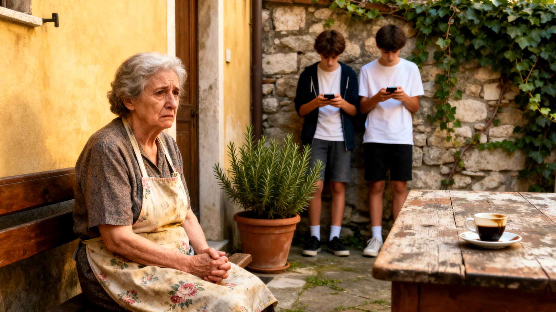 Nonna preoccupata perché i nipoti adolescenti sono diventati distaccati emotivamente, non cercano più il suo affetto come quando erano piccoli e mostrano indifferenza verso il rapporto con lei"