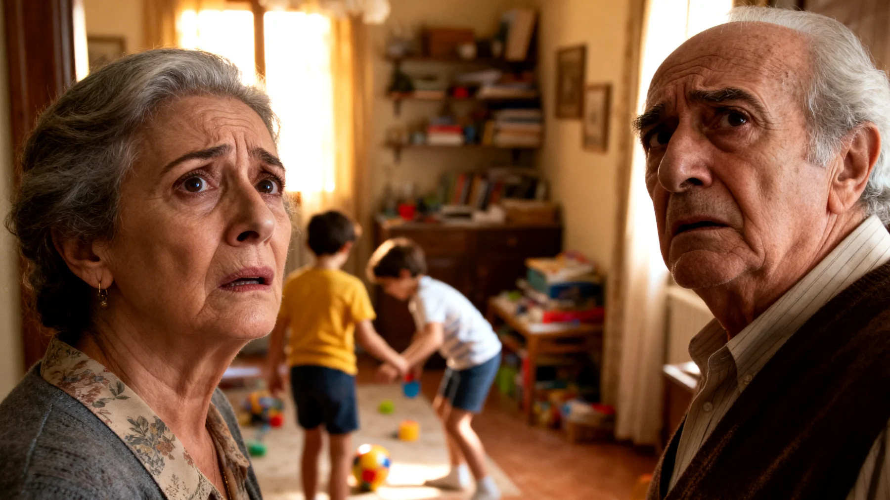 I nonni vivono con l'ansia costante per il futuro dei nipoti bambini, preoccupandosi eccessivamente della loro preparazione alla vita, delle scelte educative e delle possibili difficoltà che dovranno affrontare, manifestando apprensione che spesso si traduce in iperprotezione o consigli non richiesti che creano tensioni con i genitori"