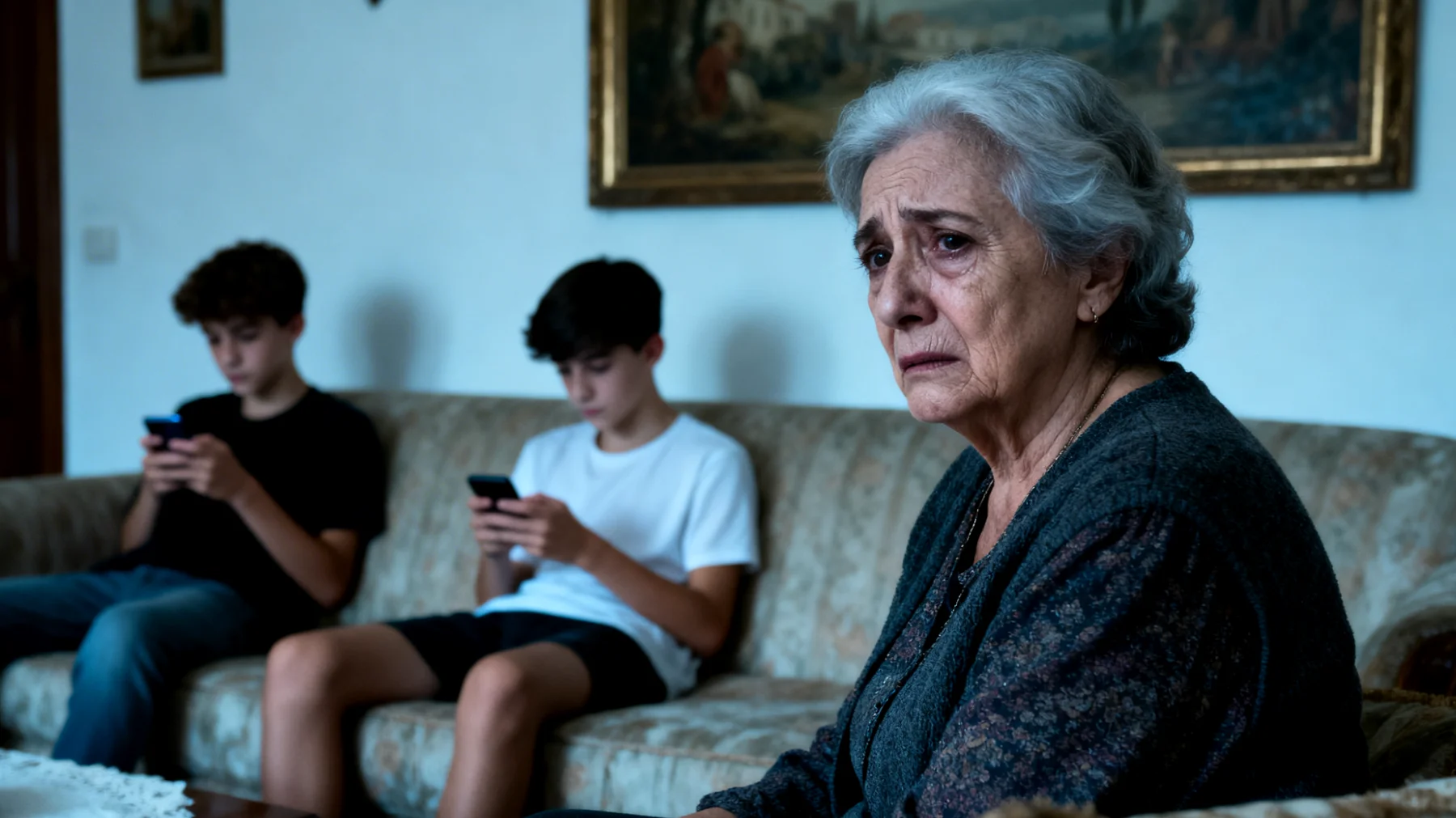Nonna che fatica a instaurare un dialogo affettivo profondo con nipoti adolescenti, che si mostrano distaccati, comunicano solo superficialmente e sembrano chiusi emotivamente"